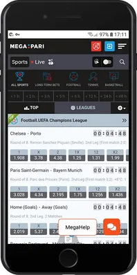 Megapari football Odds