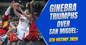 ginebra triumphs over san miguel: 5th victory 2025